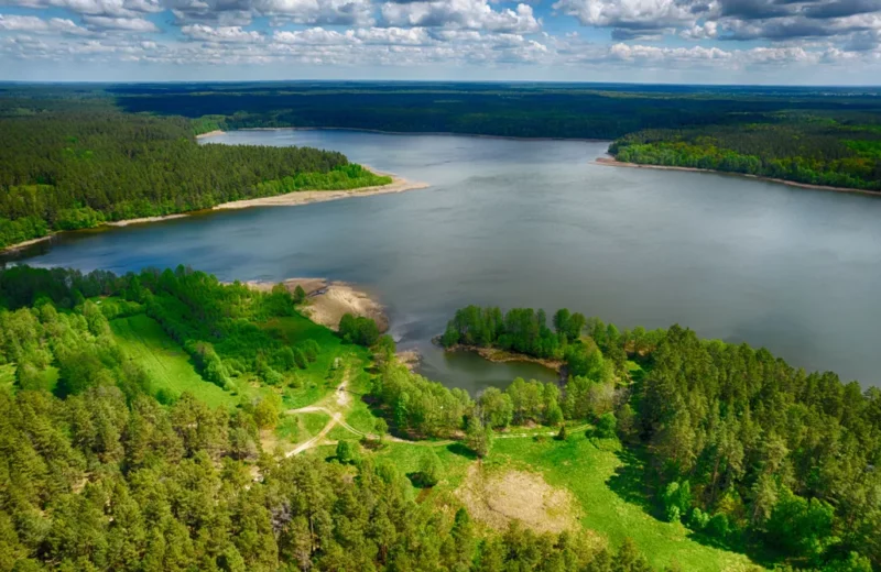 Klimatyczny Domek Mazury z widokiem na jezioro