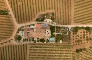 campo casa piscina