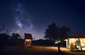dormir bajo las estrellas