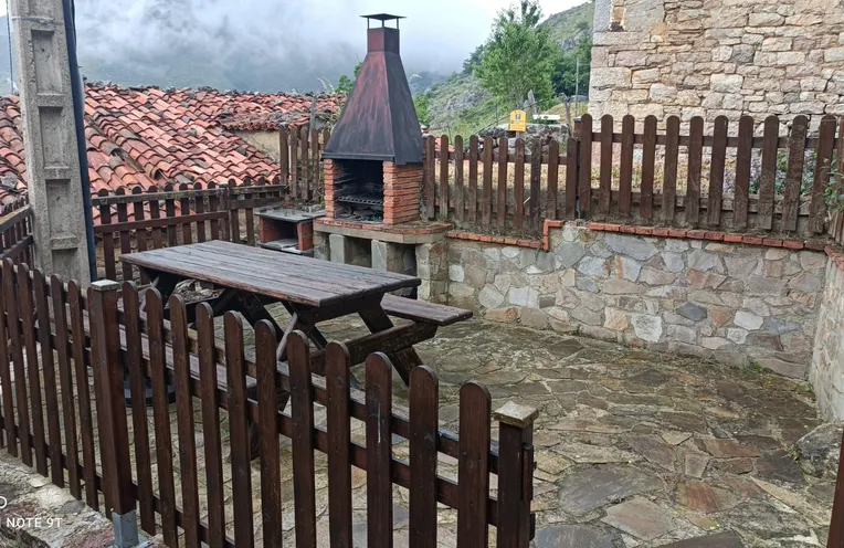 parilla en una cabaña de montañas