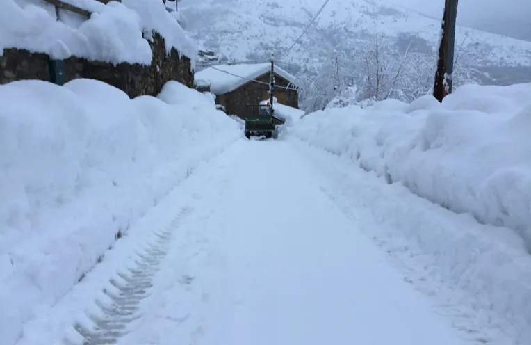 nieve en los pirineos