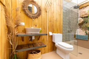 baño de estilo tradicional
