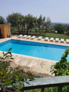 casa rural con piscina