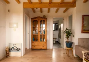 dentro de la casa rural