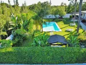 el jardín