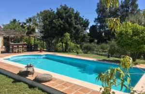una pequeña piscina