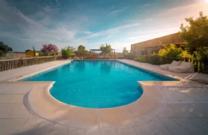 piscina del glamping