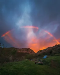atardecer en casas rurales en asturias