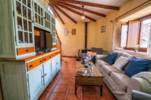 dentro de la casa