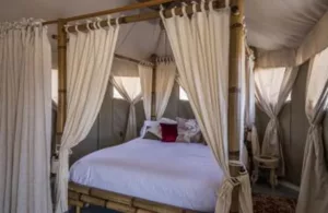 dormitorio de la yurta