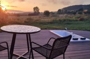 terraza con jaccuzi
