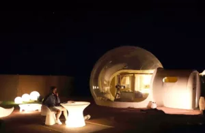 hotel burbuja de noche