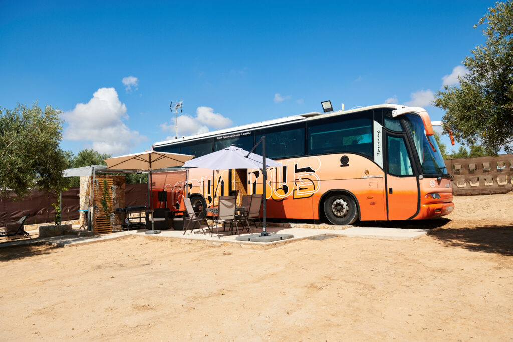 autobus rehabilitado como casa rural
