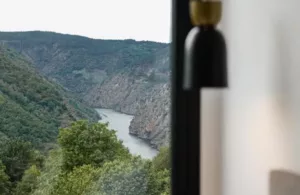 vistas desde la cabaña