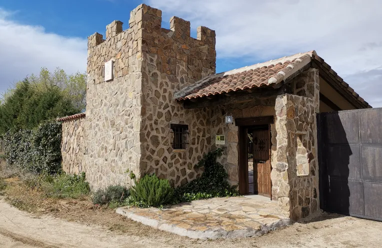 entrada a la finca