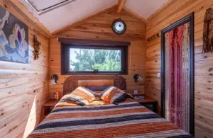 dormitorio de la cabaña
