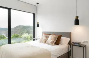 dormitorio de la cabaña