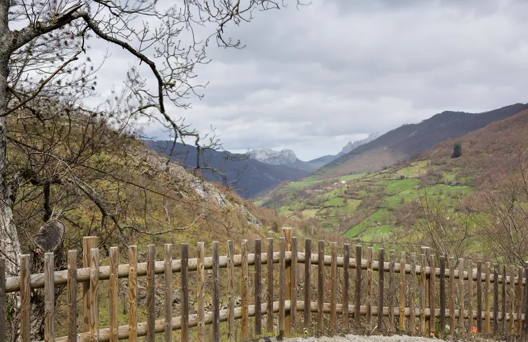 vistas al paisaje asturiano