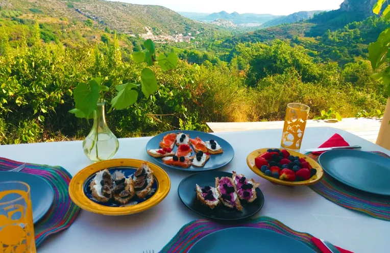 comer al aire libre