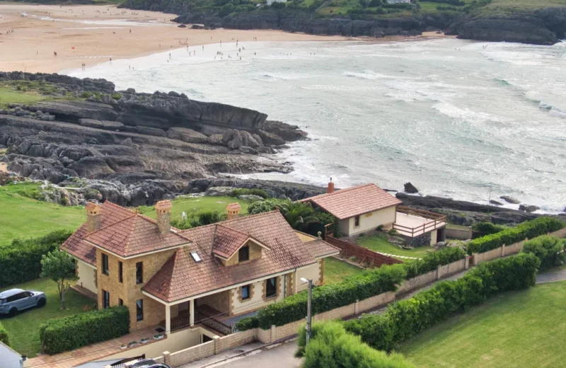 casa vacacional vista desde fuera