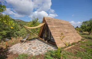 cabaña de madera
