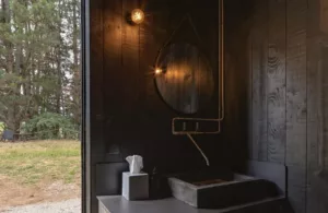 baño de la cabaña