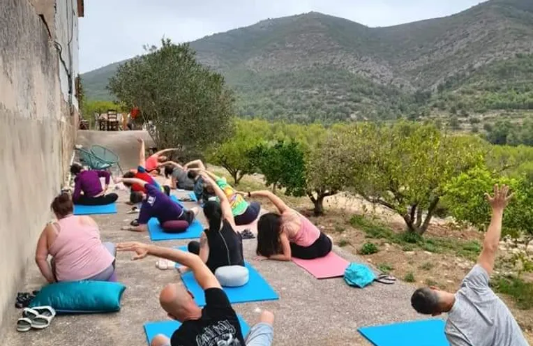 yoga al aire libre