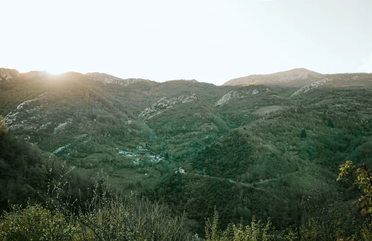 vistas a la montaña