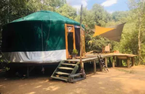 yurta vista de fuera