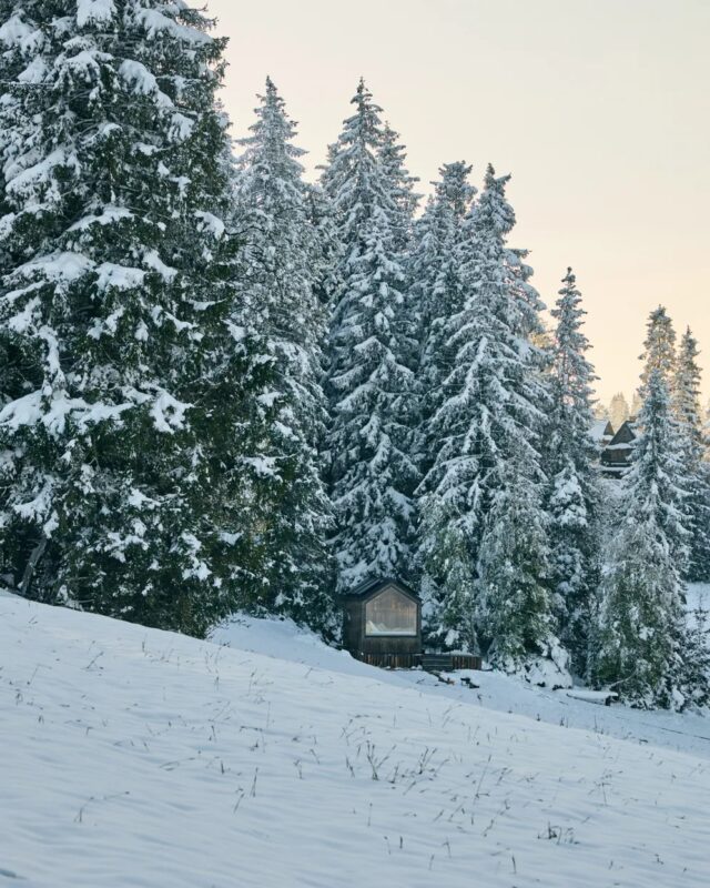 domek z widokiem na góry