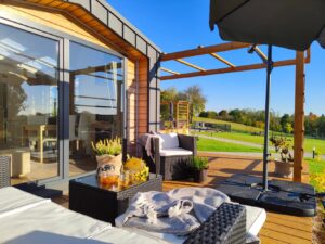 domek na Mazurach z jacuzzi