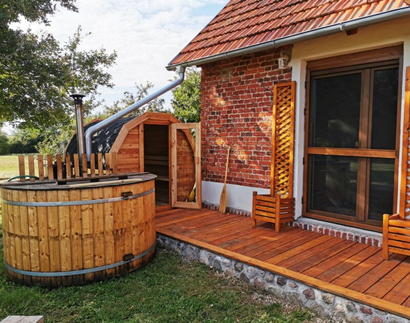 dom na wsi sauna jacuzzi
