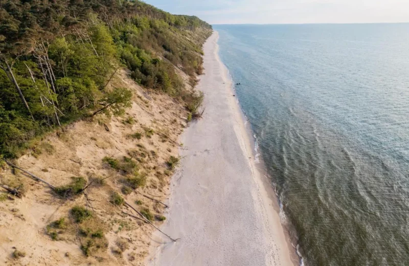 wyspa wolin morze bałtyckie plaża