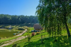 domek nad jeziorem - Mazury