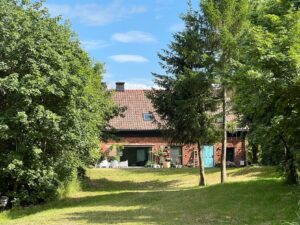 domek na Mazurach z basenem