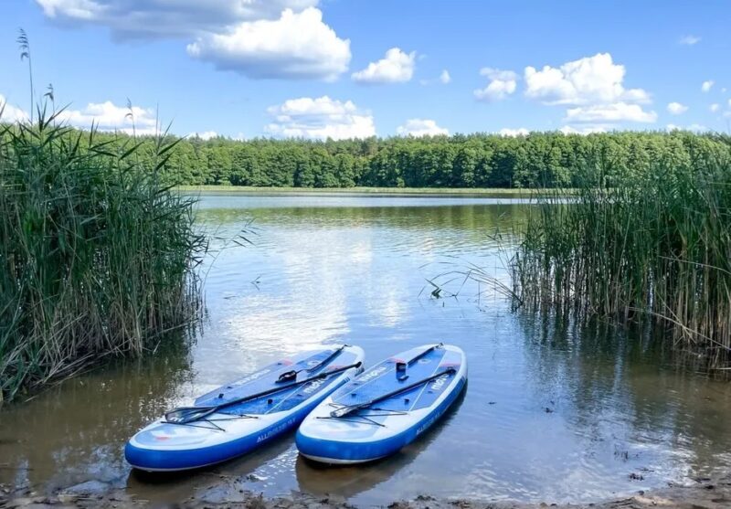 domek nad jeziorem Mazury