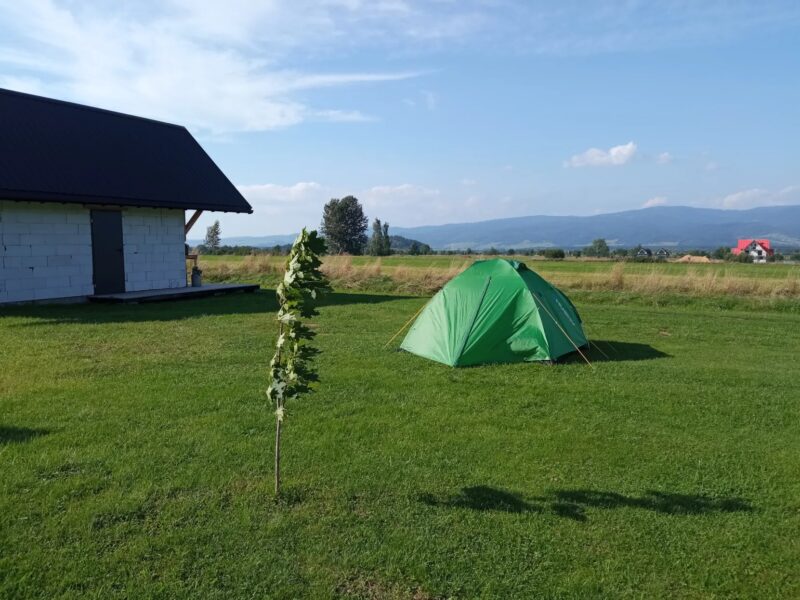 biwak nad Jeziorem Czorsztyńskim