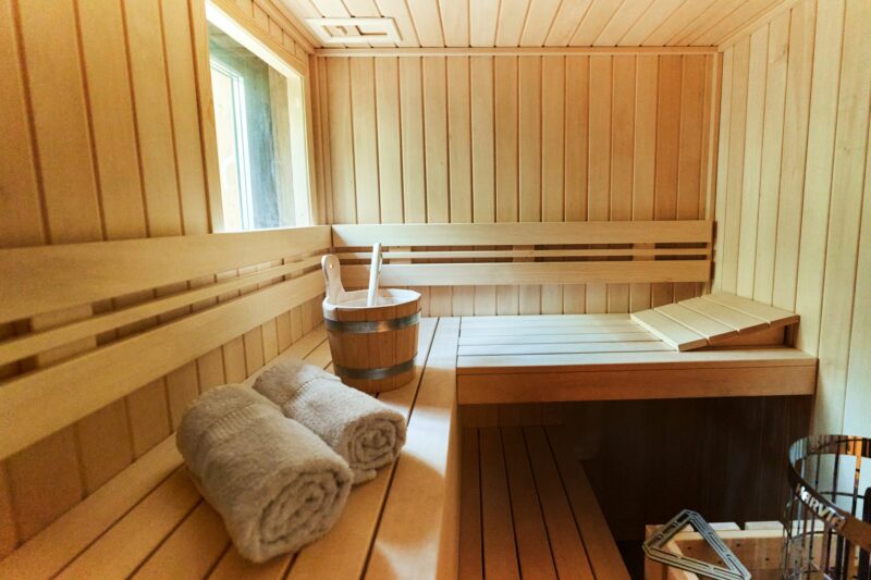 sauna glamping łódź