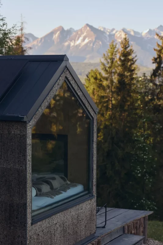 tiny house z widokiem na Tatry