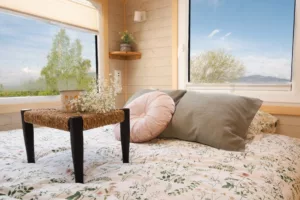 tiny house sypialnia