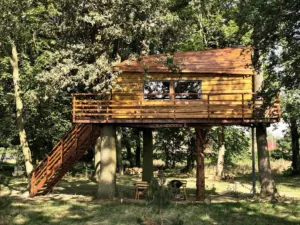 widok na domek