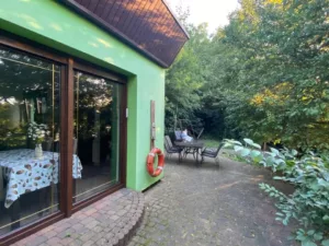 zielony domek