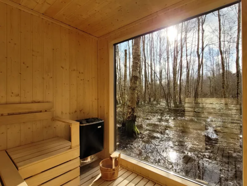 domek z sauną