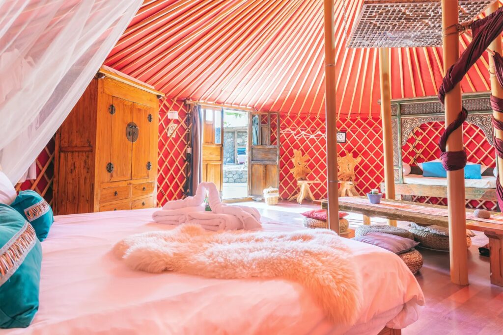 Eco Finca de Arrieta: The yurts