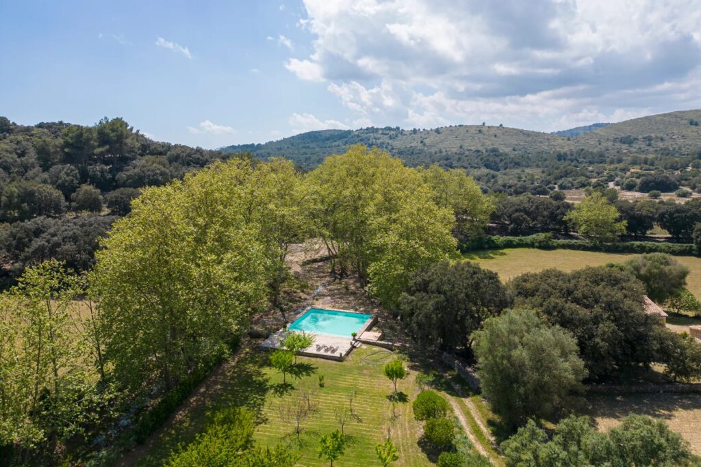 house in the middle of nature