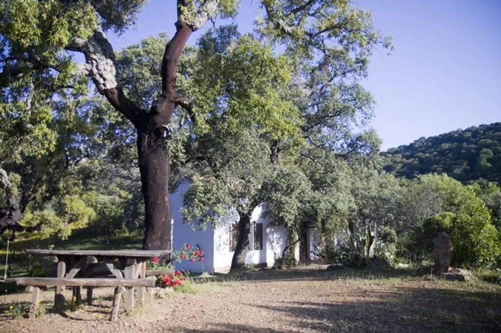 rural house area in Spain