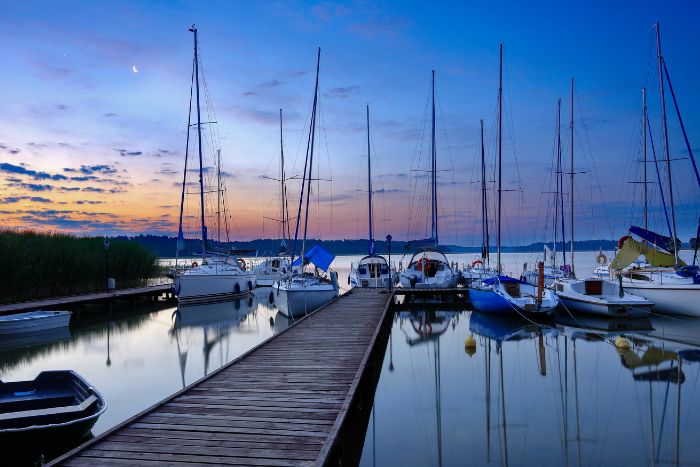 Mazury Poland lake morning