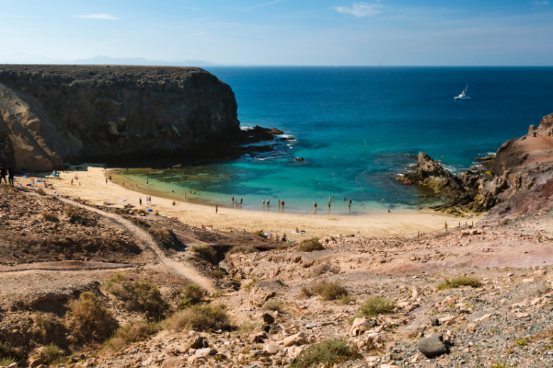 Playa salvaje, Lanzarote