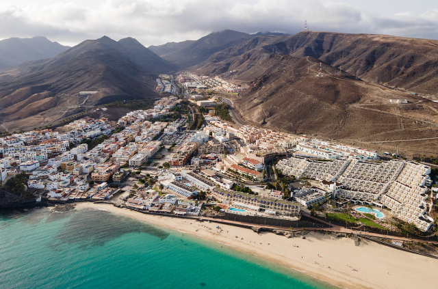 vistas a la costa calma