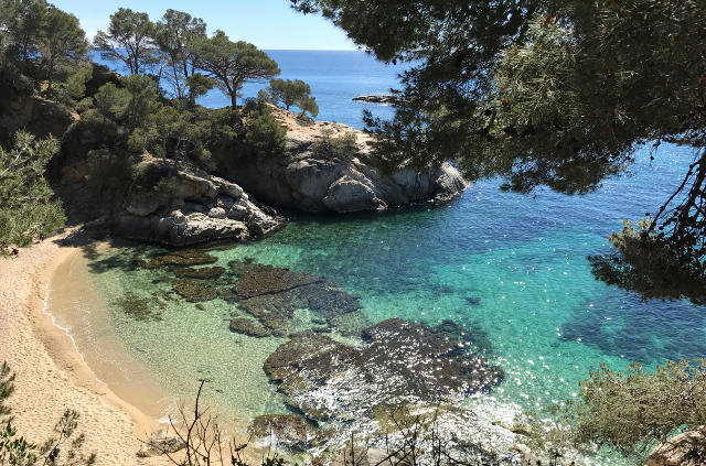 vista al mar desde la costa